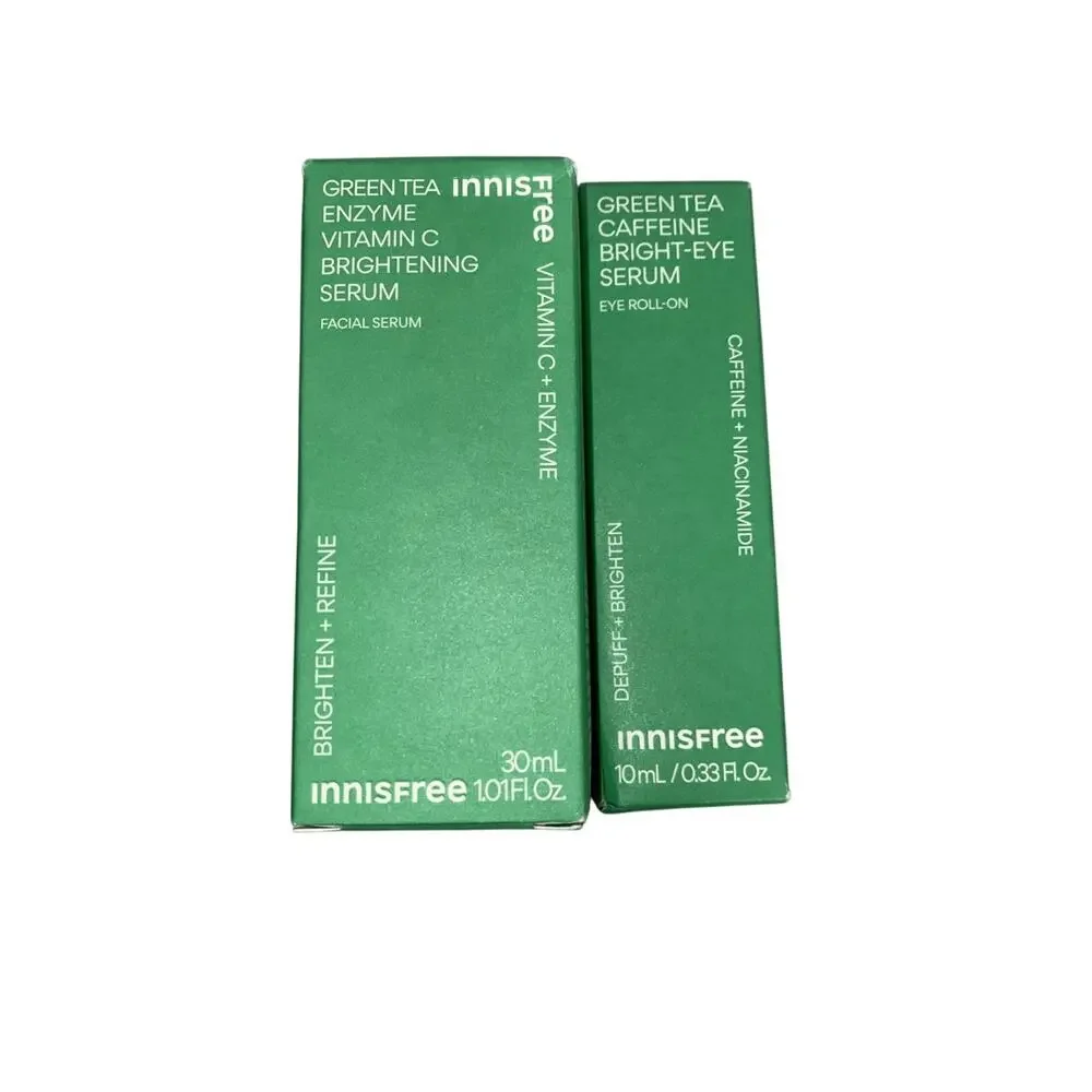 Innisfree Green Tea Lot 2: Facial Serum & Eye Roll-on